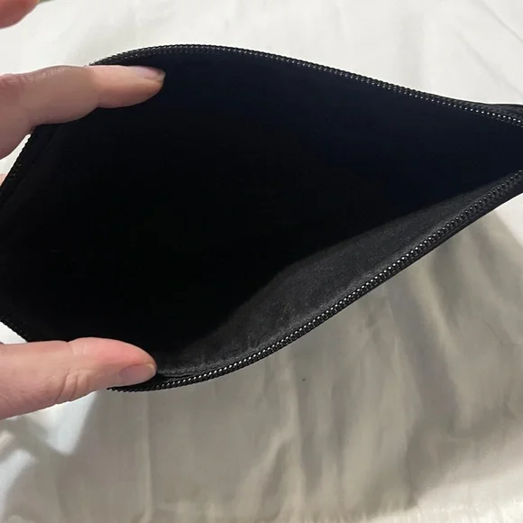 Coach Black Toiletry Bag with Blue Accents - Picture 2 of 6